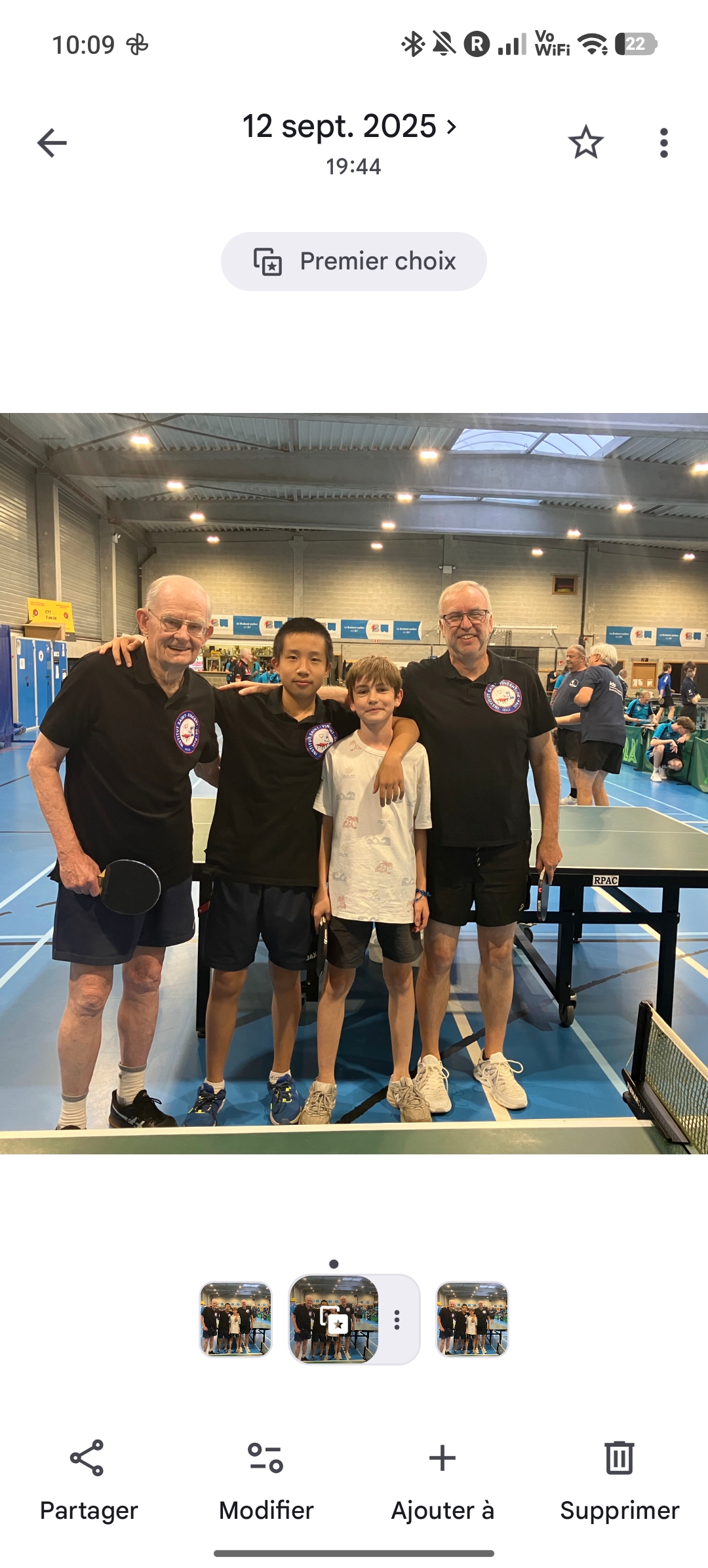 Membres du club CTT Uccle Ping
